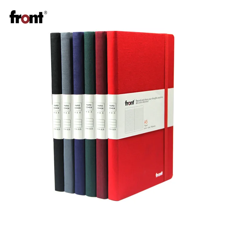 Оптовая продажа, блокноты с индивидуальным принтом a5 из искусственной кожи в твердом переплете, журнал с подкладкой, блокноты на 400 страниц с жесткой обложкой