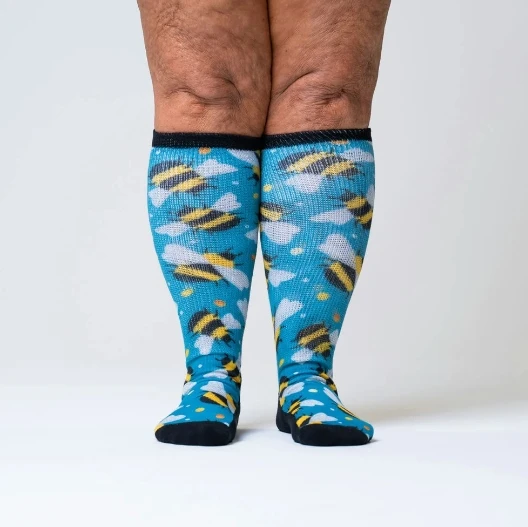 droppshipping Diabetic Foot Socks Unisex Diabetic Sock Extra Wide Cuff customize printed socks