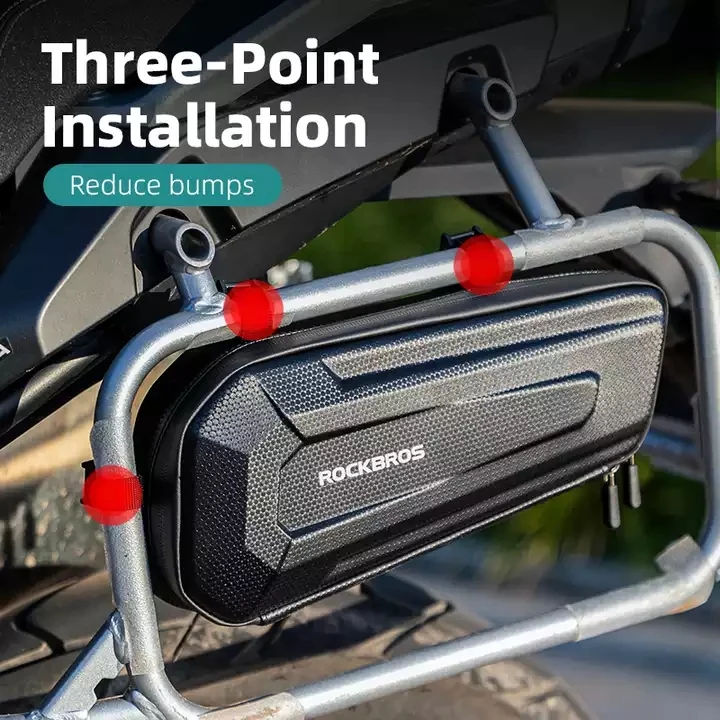 Custom Logo 2022 New High Quality EVA Hard Waterproof Motor Side bags Rider Motorcycle Tool Box Bag Motorcycle Bag ROCKBROS