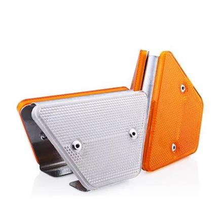 Reflector for Road Barrier Pedestrian Safety Guardrail Profile Highway Pole Plastic Cat Eye Price Reflectors