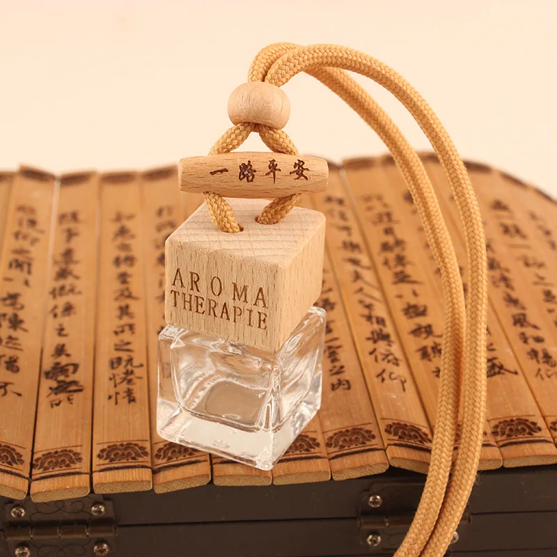 Квадратные маленькие Ароматические диффузоры стеклянные бутылки Автомобильные Духи для кондиционера на заказ 10 мл автомобильные стеклянные флаконы для духов диффузор