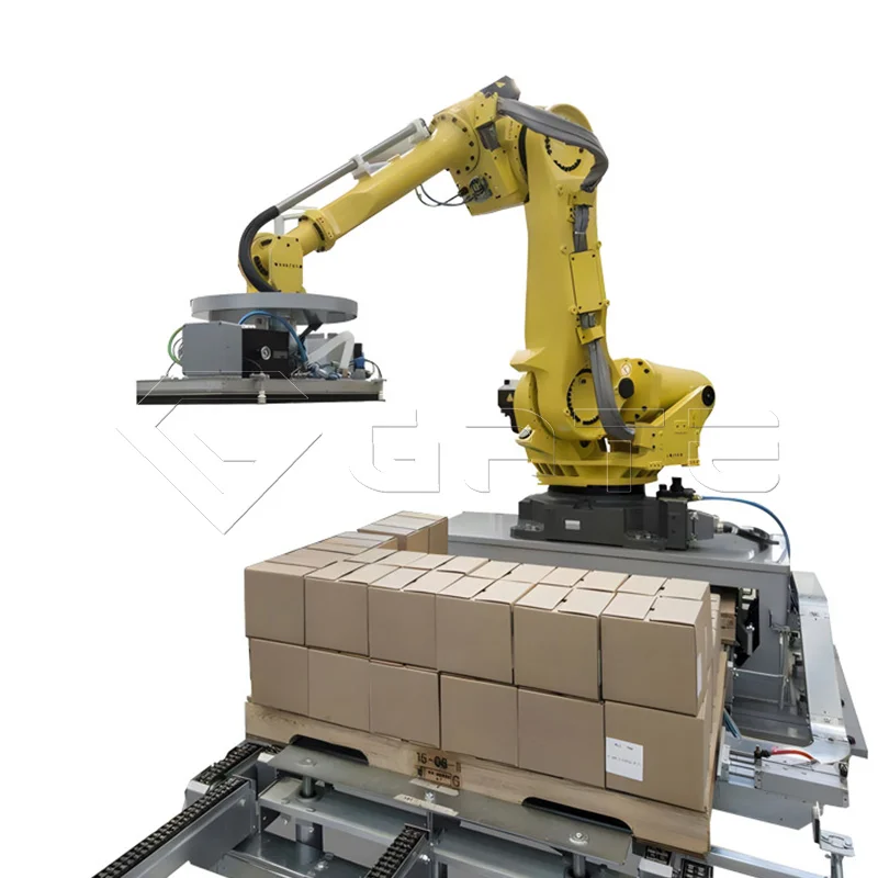 MS 100KG Automatic Palletizer Robot For Rice Bag Pick Up 500Kg1000Kg Robot Palletizer