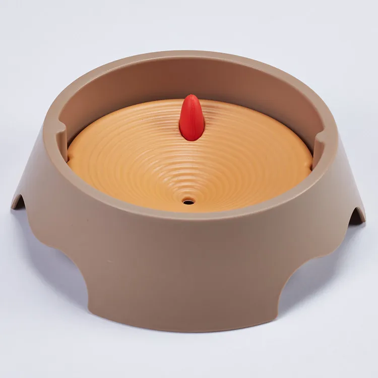 Pet Dog Cat Drinking Water Bowl Anti-Splash No Spill Drip-less  Automatic Water Feeder for Pet Anti-Choking Bowl