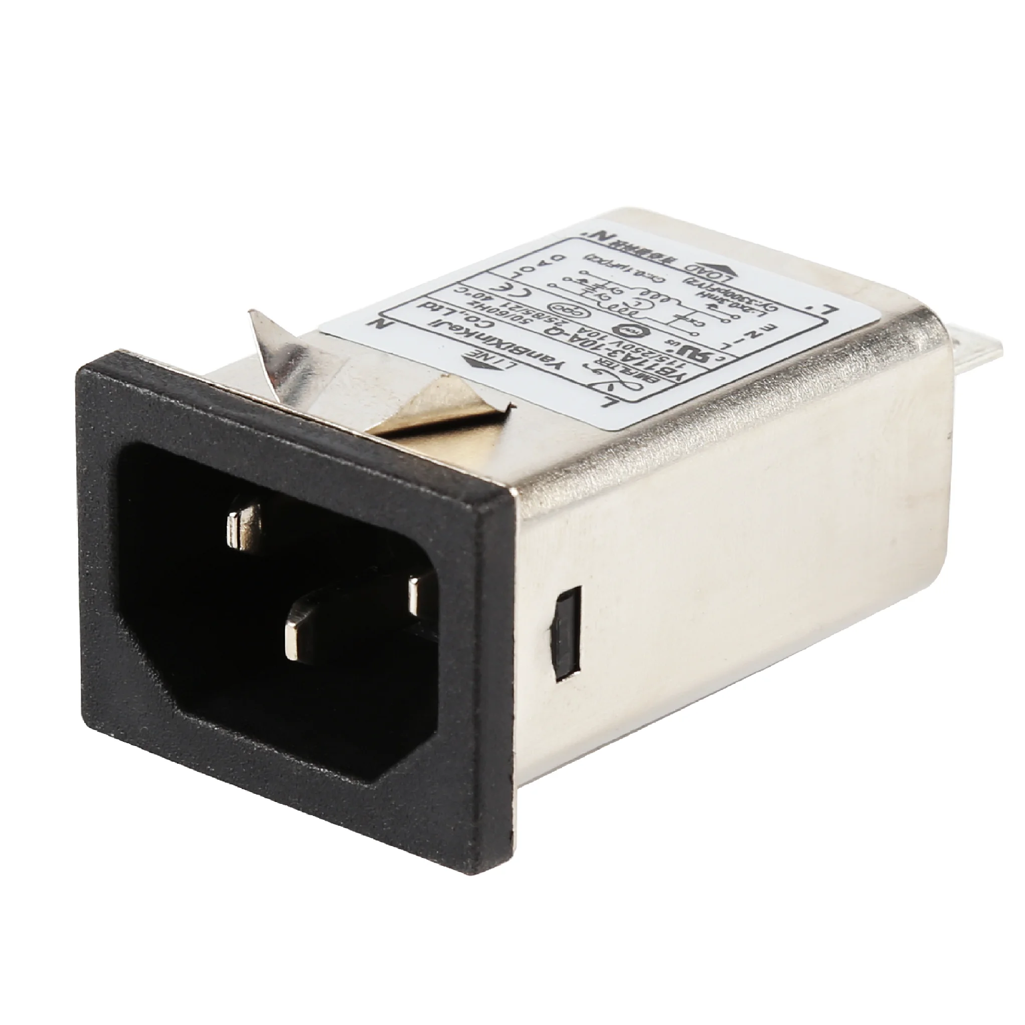 Yanbixin YB11A3 IEC Входной провод, линия питания, шумовой фильтр с сертификатами cUL и TUV