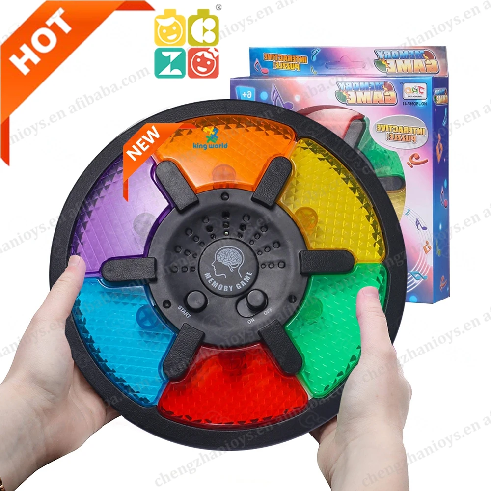 CZ Memory Game Machine Handheld Electronic Memory Game with Light and Sound Puzzle Creative Interactive Game Toy Memory Training