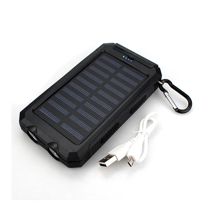 Dual Usb Portable Waterproof Solar Charger 20000Mah Solar Power Banks