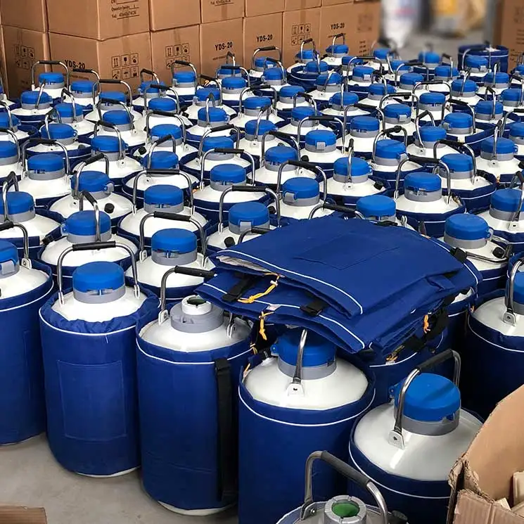 6L Nitrogen Liquid Container Liquid Nitrogen Semen Container