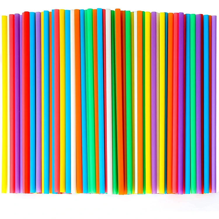 Custom disposable colourful coffee drinking pla straws biodegradable