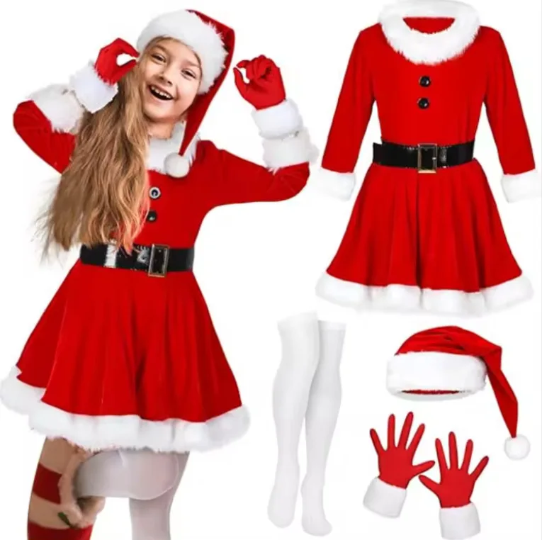 Belle Elf Nativity Costumes Chic Buy Fancy Luxury Set Xmas Boys Claus Dance Packaging Fabrics Sexy Santa Costume