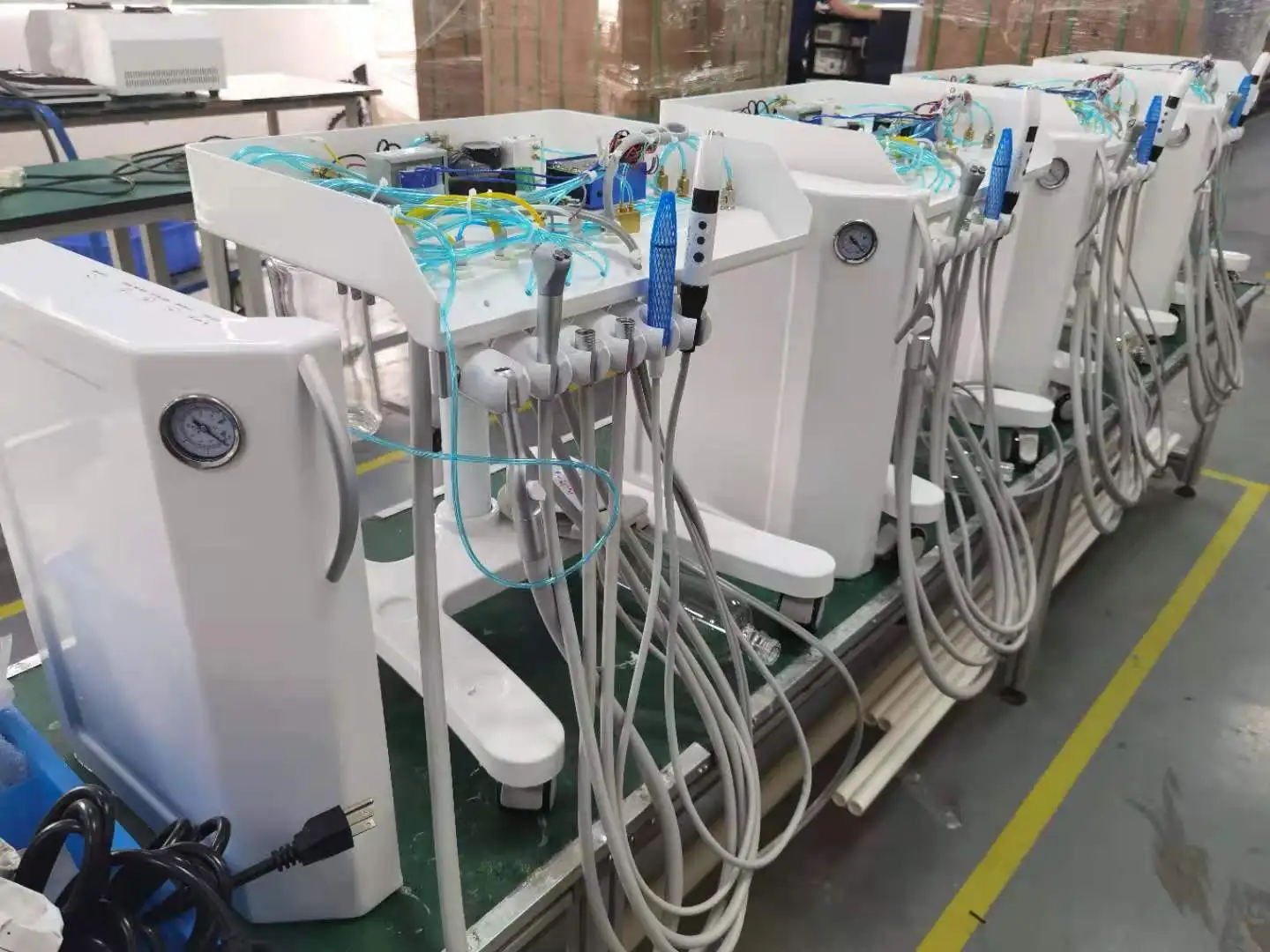 MT Medical Mobile Dental Machine Portable Mini Dental Delivery Cart Dental Portable Units Machine for Hospital Clinic