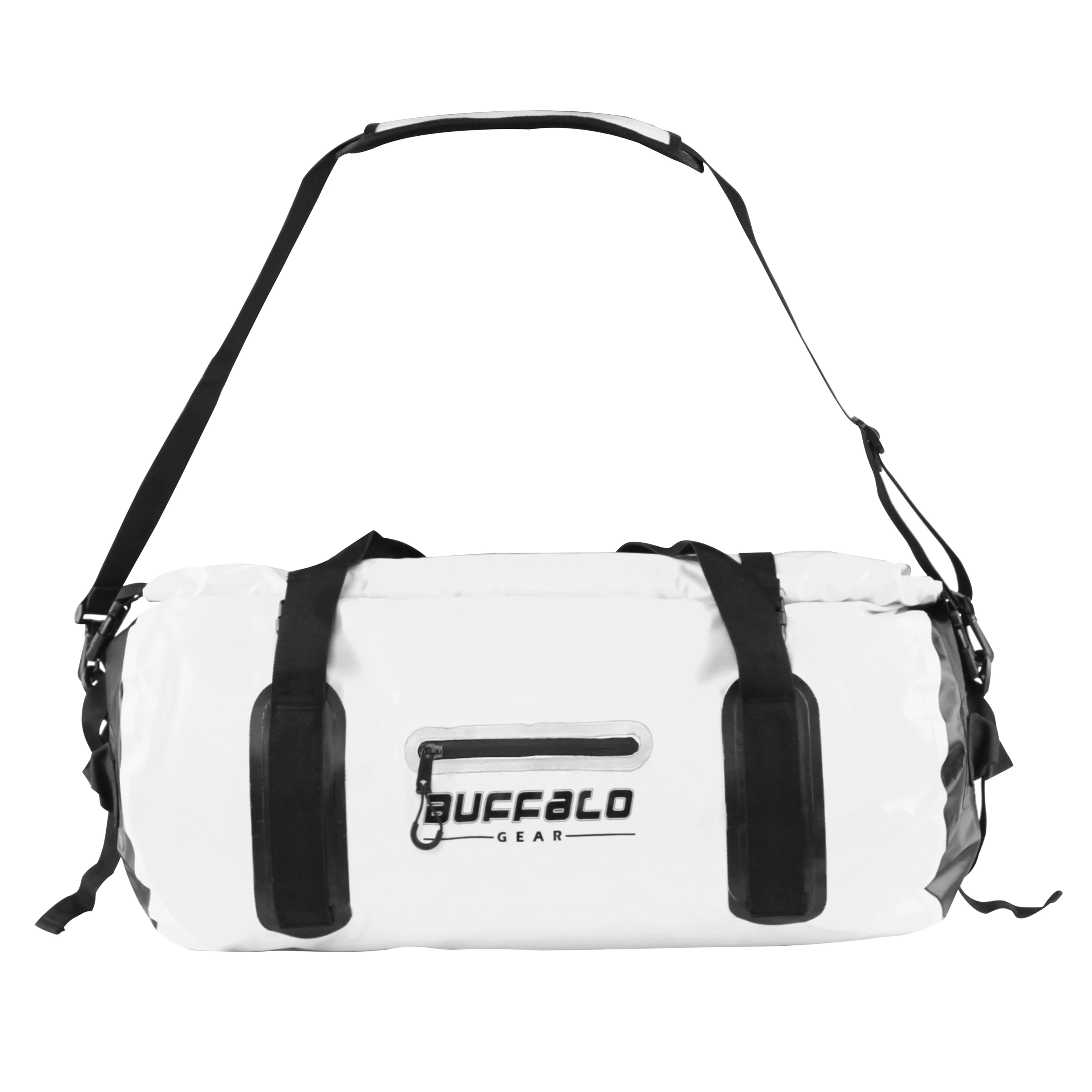 Custom logo travel accessoires pvc tpu unisex multifunction weekender water resistant zipper for clothes duffle bag sport boys