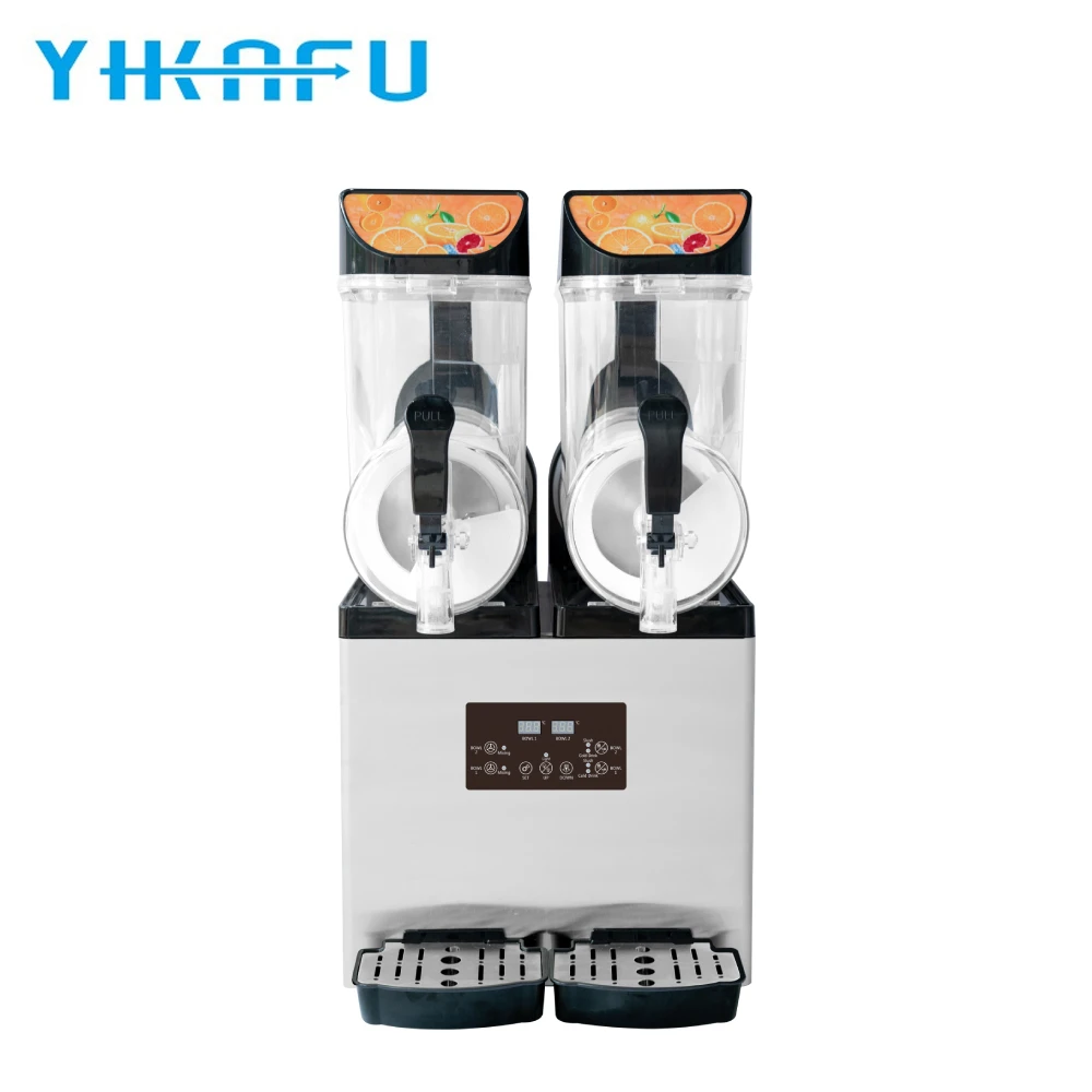 Factory Refrigeration 2 tank Cooling Juice Machine Single-cylinder Stirring Spray Cold Drink Machine juice chilling machine