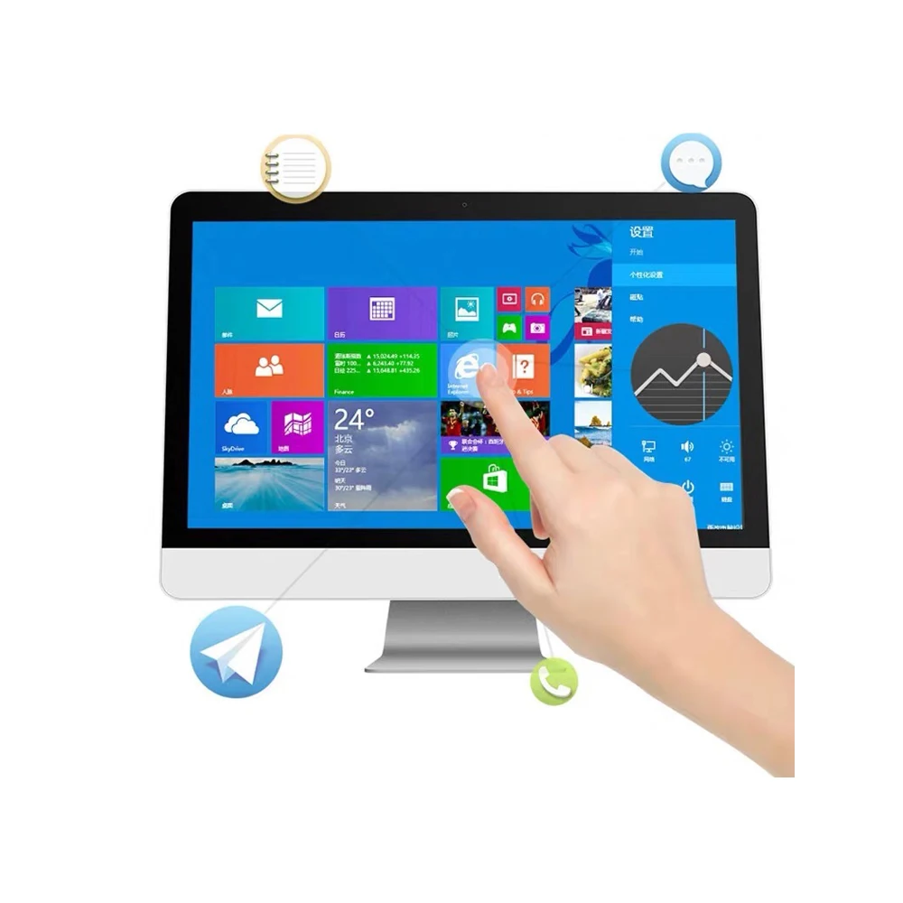 Factory Direct All in 1 Pc 27 Inch 4GB 128GB Cor I3 Personal Computer Gaming Bilgisayar Computer Pc All in One