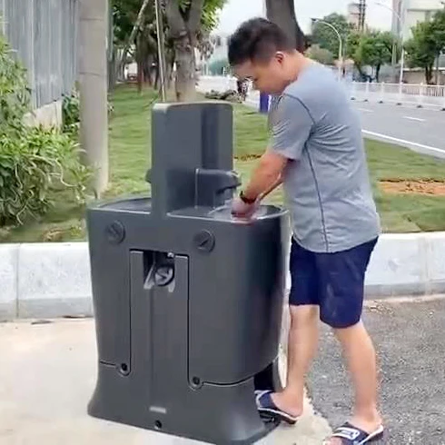 2020 hot sale High quality popular HDPE Portable hand wash station hand wash basin with pedestal