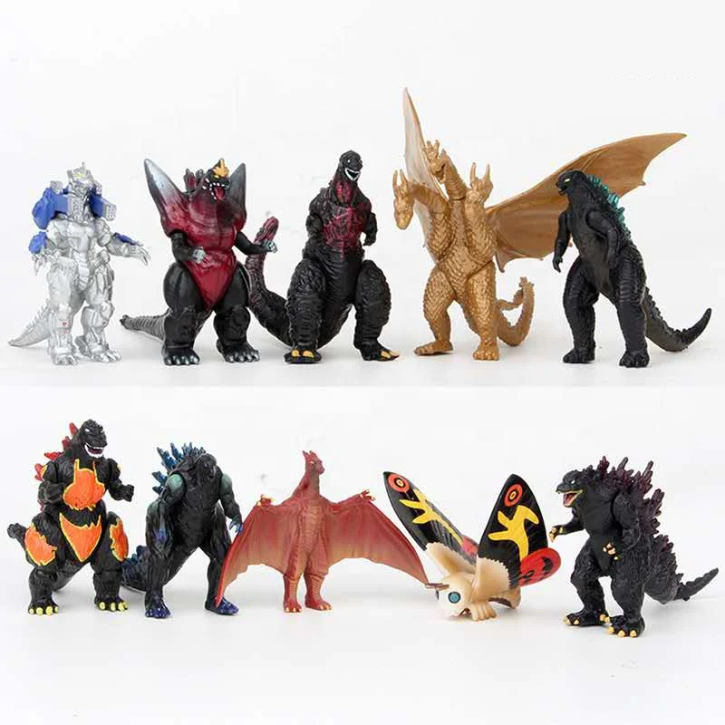  Gojira Godzilla 10 шт./компл. фильм ПВХ фигурка модель Toysn коллекция