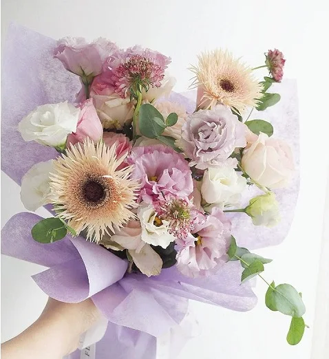 
2020 Hot Sell Decorative Printed Non Woven Wrapping Paper For Flower New Bouquet Gift Wrapping Paper 