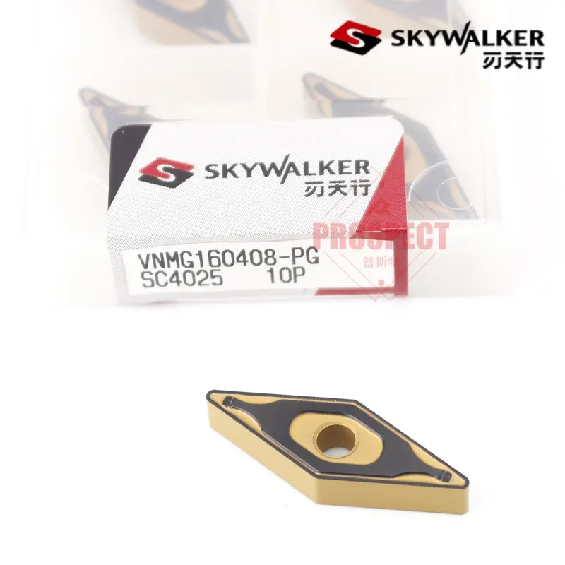 VNMG   VNMG160408-PG SC4025  SKYWALKER cnc cutting  inserts  machine Original cut carbide turning tools for lathe