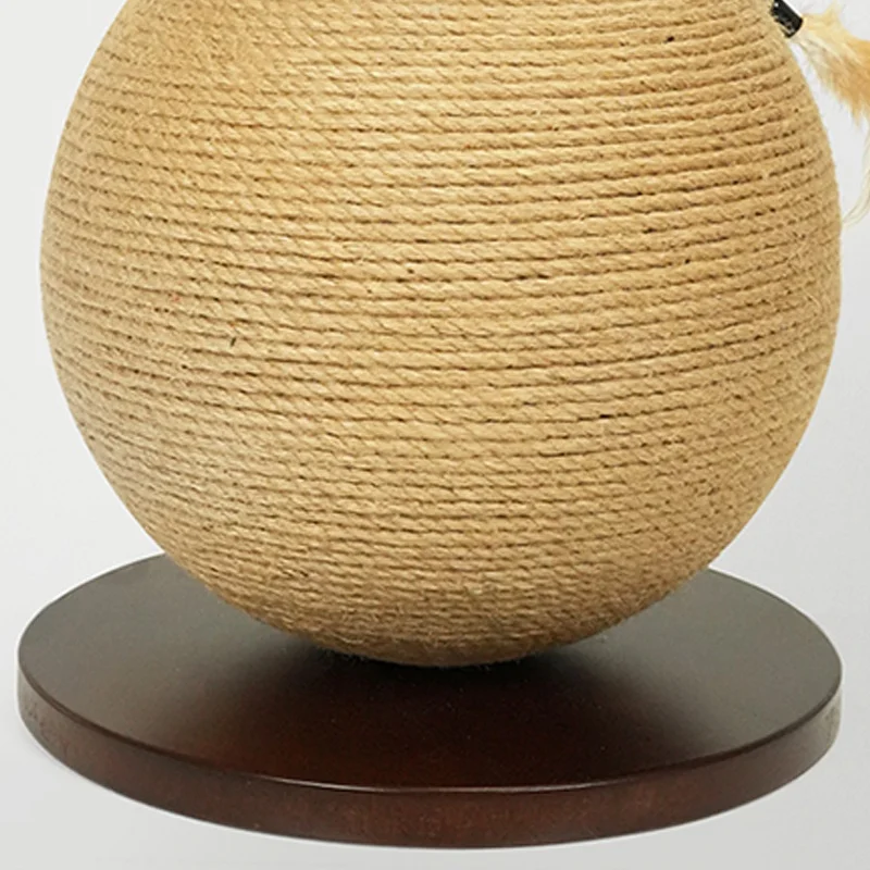 Cat Scratcher Toy Pet Scratching Post Toys Cats Sisal Rope Ball Grinding Paw Cat Scratching Ball