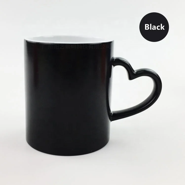 
Hot Sale Wholesale Custom Hot Water Color Change Thermochromic Sublimation Blanks Ceramic Mug 