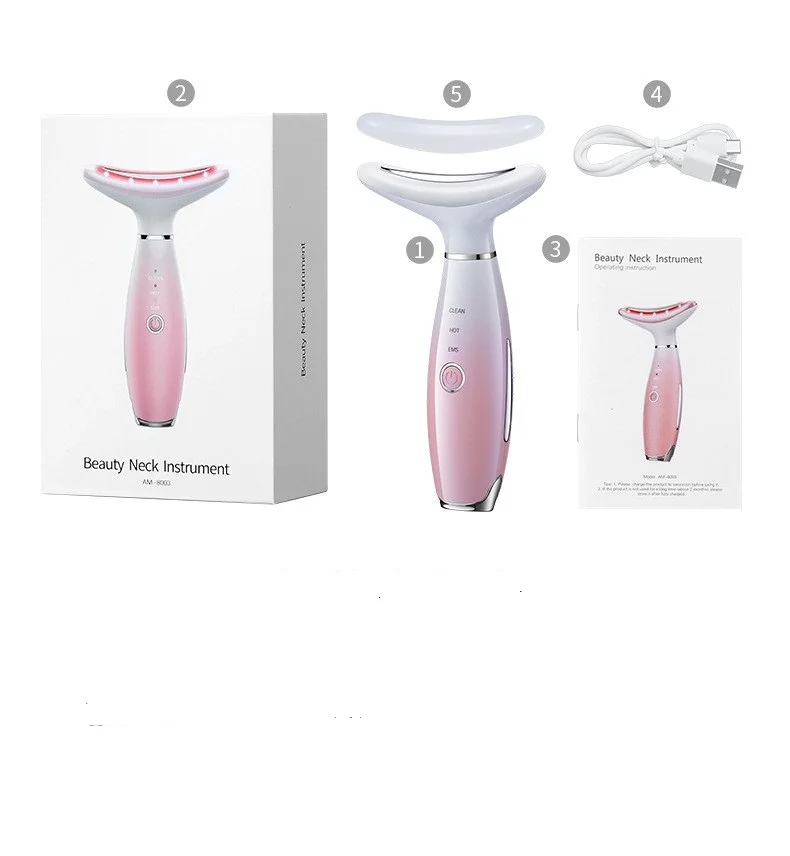 2024 новый трендовый продукт электронная машинка для подтяжки шеи средства личной гигиены переносной ручной массажер 3 в 1 ухода за кожей