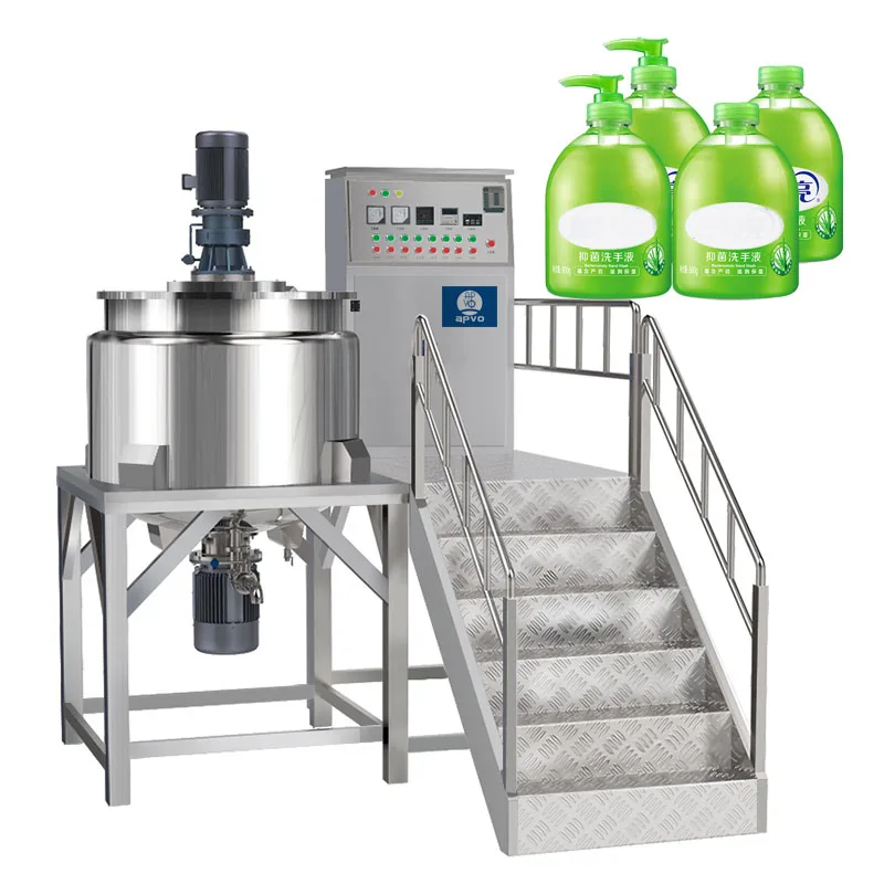 2023Top Supplier Making Equipment Blender Industrial Liquid Shampoo and Conditioner Making Machine