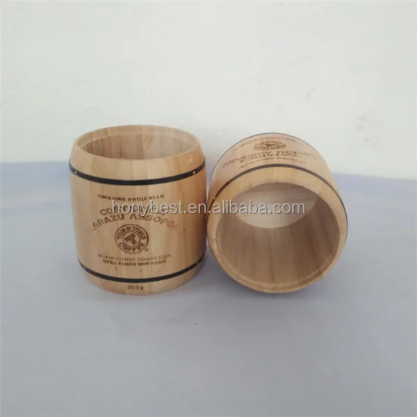 coffee wooden barrel