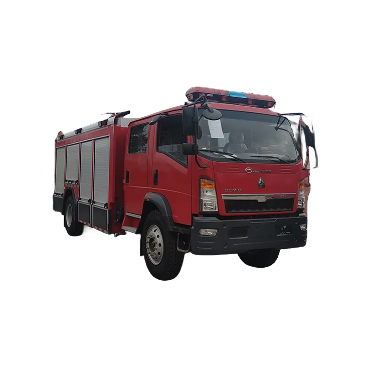 China Brand New Howo Standard Dimension 4x4 Fire Fighting Truck Price