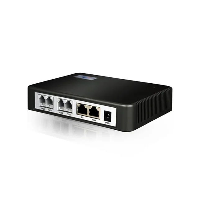 Newest sip voip phone adapter with 2 fxs ports for small home HX4G