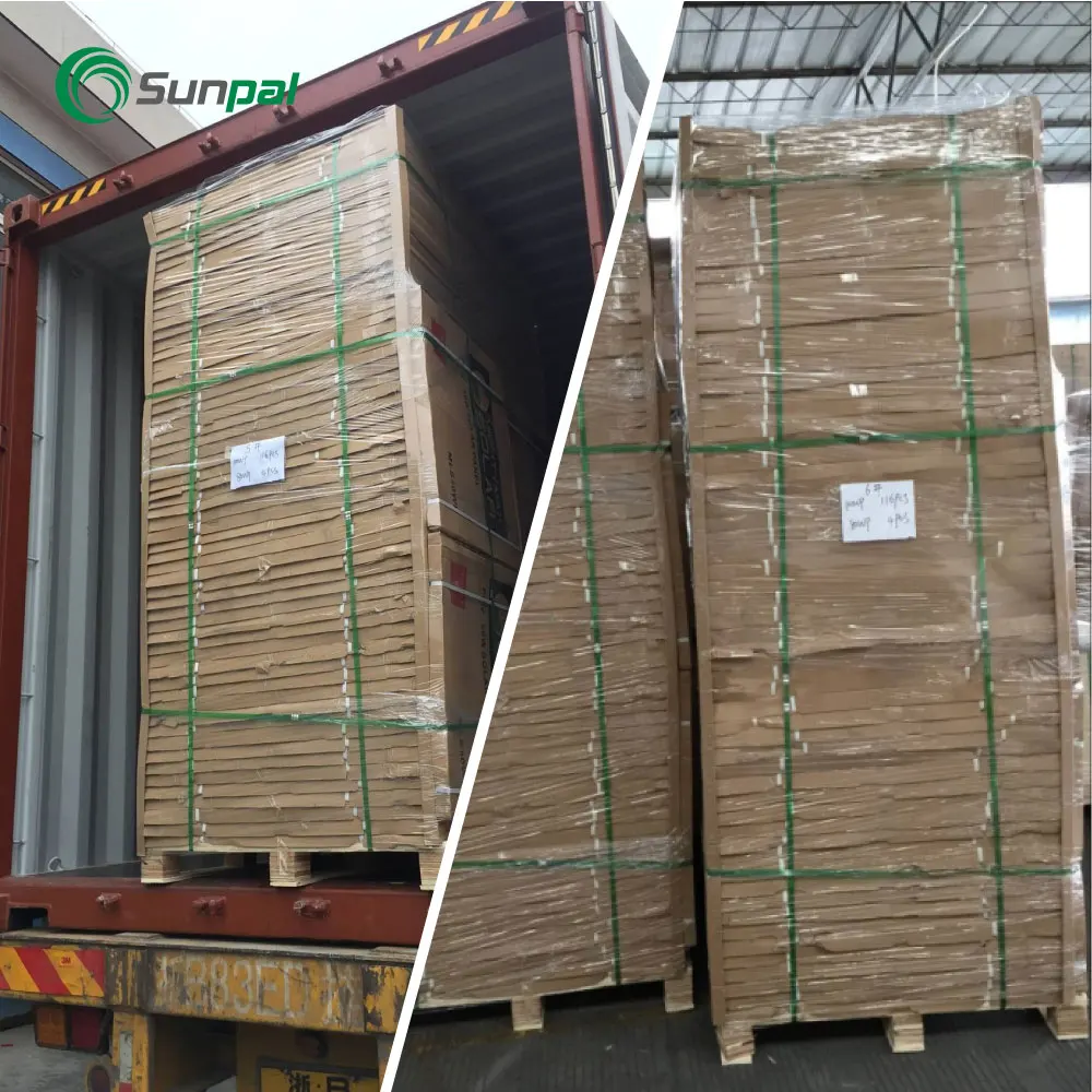Sunpal Small Solar Panel Photovoltaic Power Output 100W 150W 200 Watt Mono Solar Panels Perc Eu Warehouse