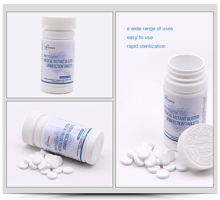 High Quality 84 TCCA Disinfectant Tablets Kill Intestinal Pathogens Effervescent Disinfectiontablets