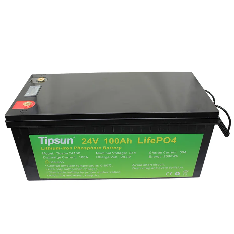 Tipsun LiFePO4 Inverter Lithium Ion Battery 12V 24V 48V 100Ah 200Ah 300Ah 400Ah Deep Cycle Lithium Iron Phosphate Battery