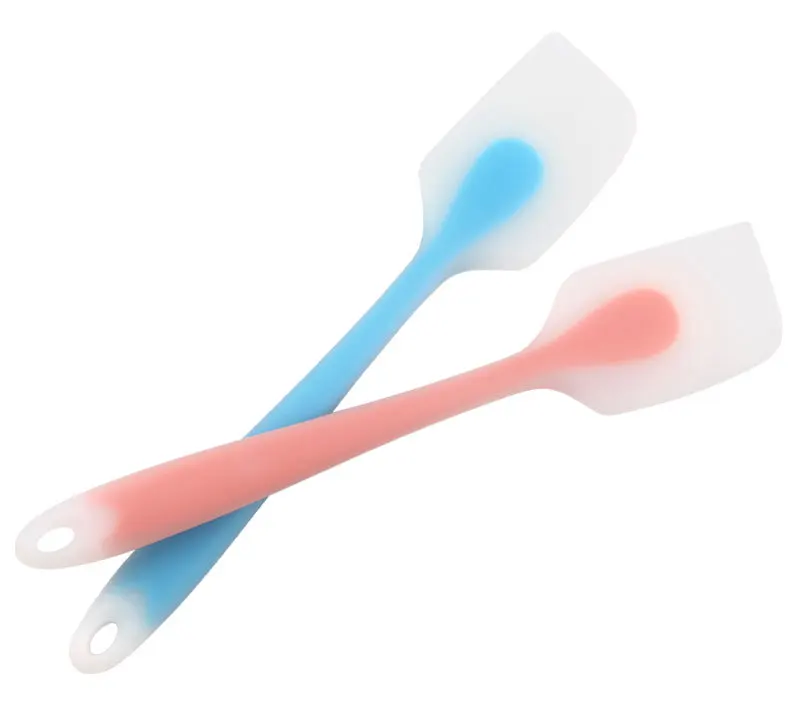Heat Resistant Cook Silicone Spatula Cake Cream Icing  Scraper Kitchen Utensils Colorful Silicone Spatula
