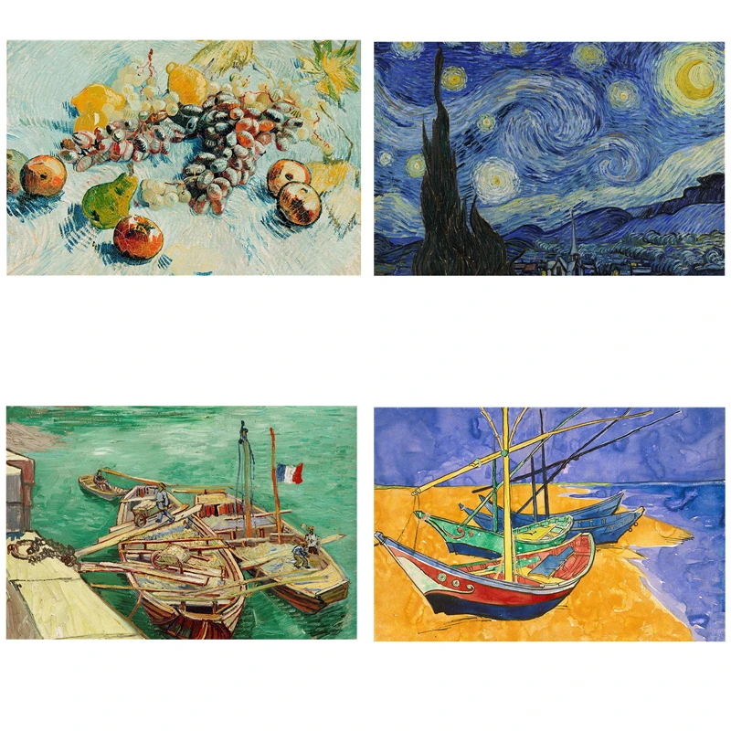 Luxury Nordic Wedding Table mat Fabric Vinyl Placemat Decorative Van Gogh Monet PVC Placemats For Dining woven Mats