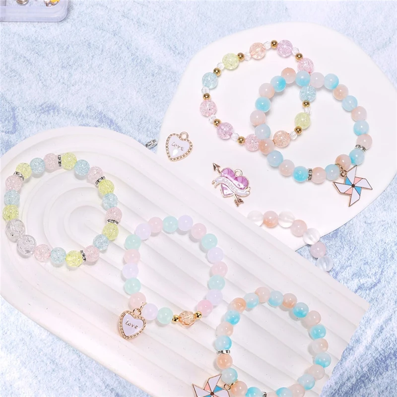 Amazo Hot Sale DIY Jewelry Bracelet Beads Jewelry&Bracelet Making Kit ,TLX0019