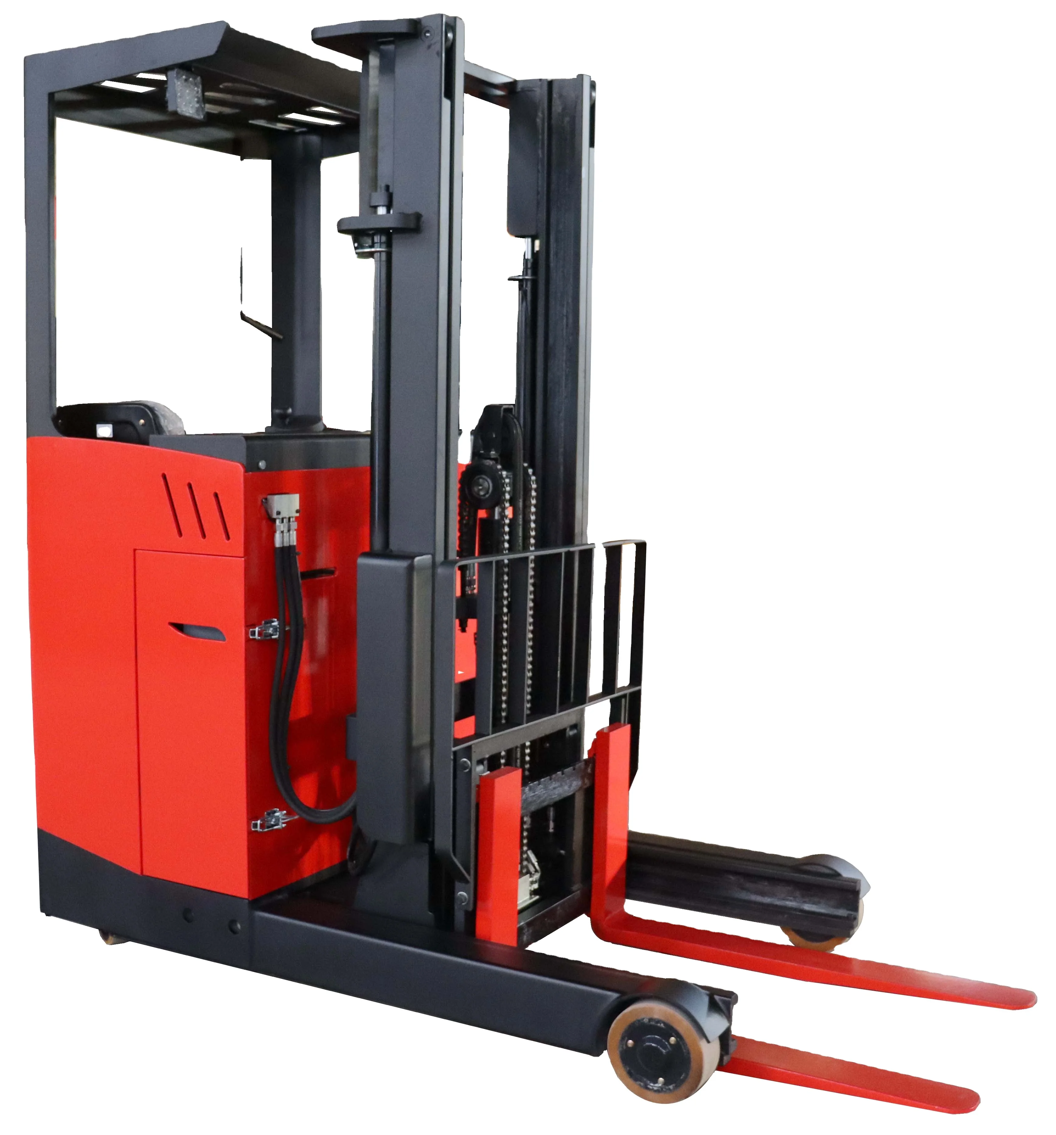 electric reach truck counterbalance pallet stacker 1500kg electric reach truck with curtis ac controller
