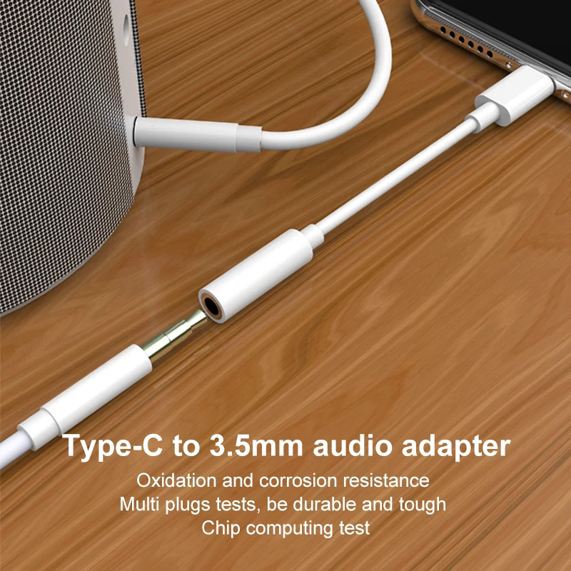 Аудиоадаптер для наушников с разъемом USB Type-C и штекером 3 5