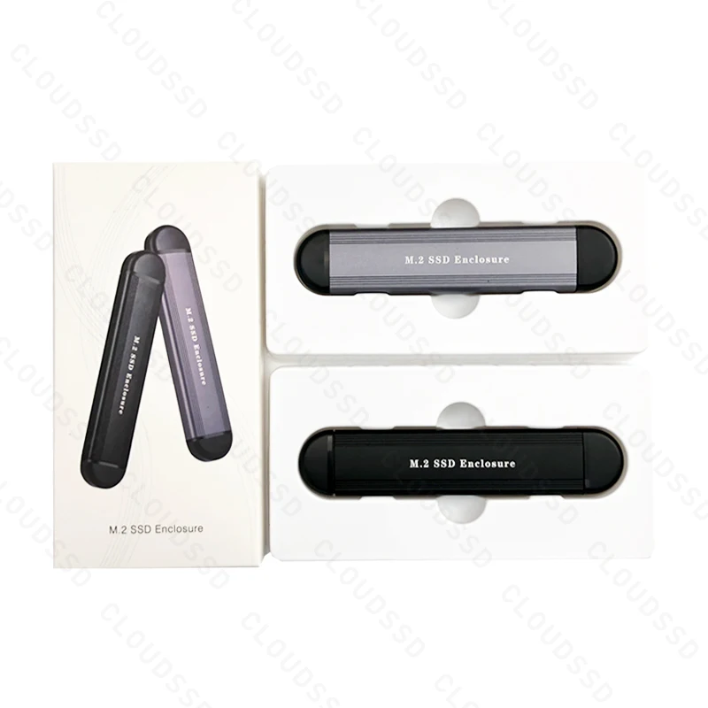 M2 Aluminum Super High-speed ngff Case To Usb C Ssd 2230 2242 2260 2280 M.2 Nvme Enclosure 3.1 Gen2