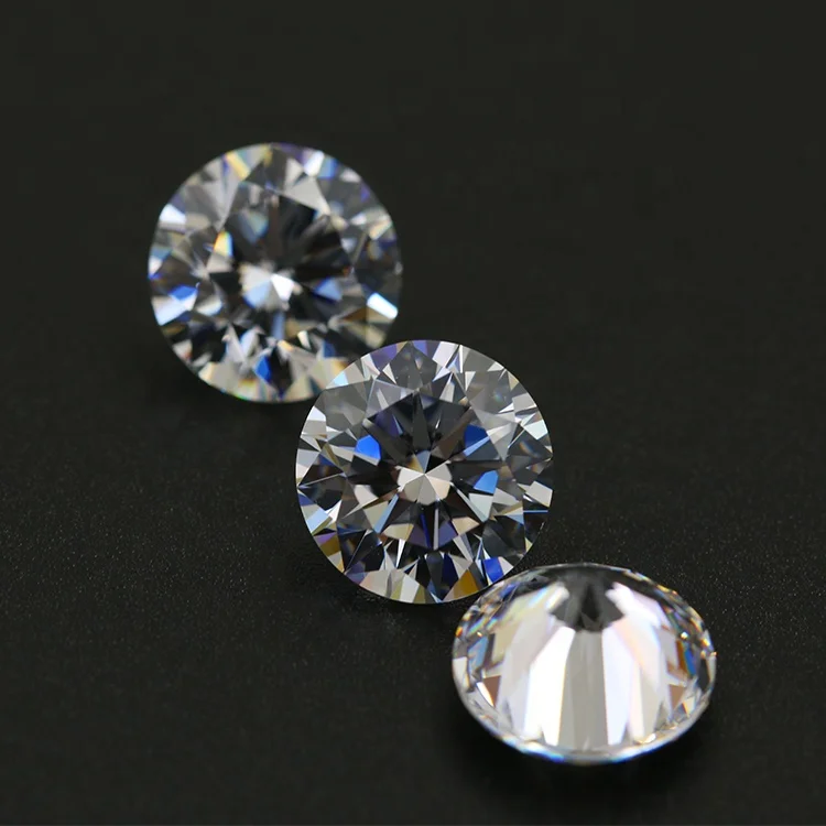 High quality loose gemstone cubic zirconia color chart