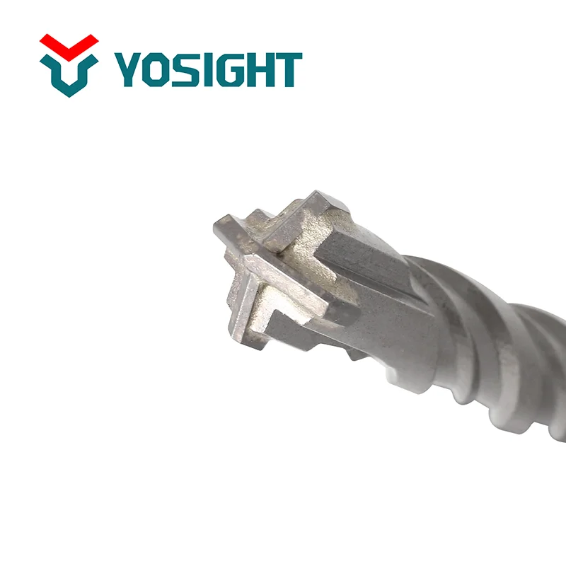 5-52mm Cross Tipped SDS PLUS Shank double flute  Concrete Hammer Drill bit for Wall Drilling