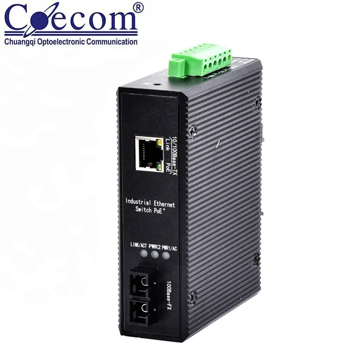ROHS 10/100/1000M Industrial Ethernet Switch Single Mode LC Fiber Ethernet Switch SFP Port for Fiber Optical Equipment