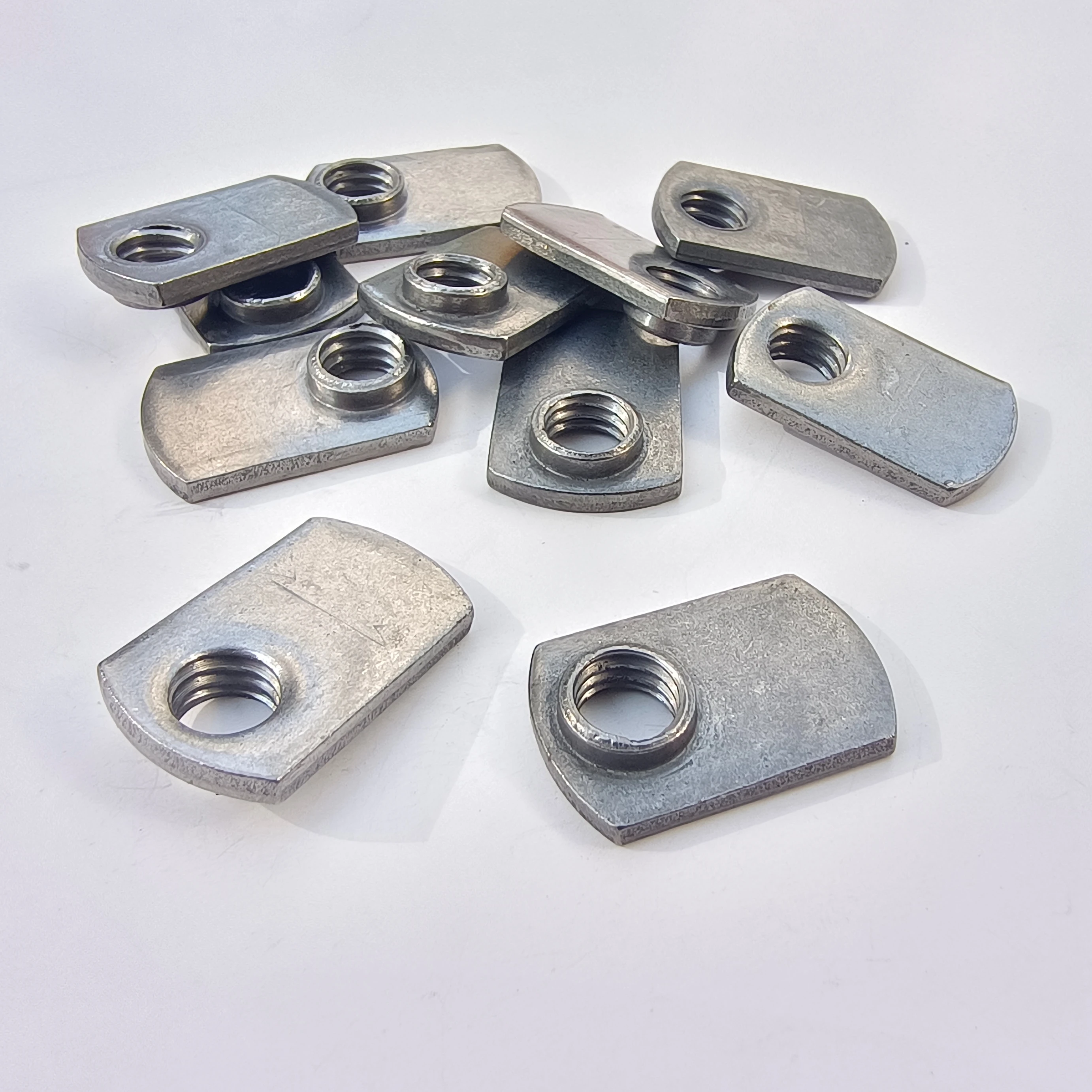 Brake Assembly Pin Brake Handle Bushing Radiator Guard Collar single tab spot weld nut Round Base Plain T Type Nut