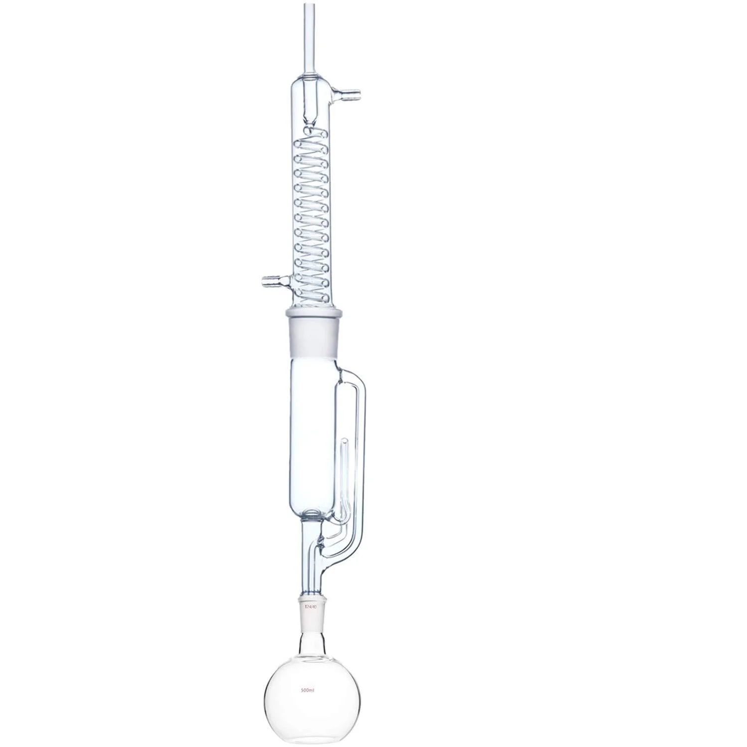 500ml Soxhlet Extractor Kit with Condenser,Flat Bottom Flask,Lab Glassware