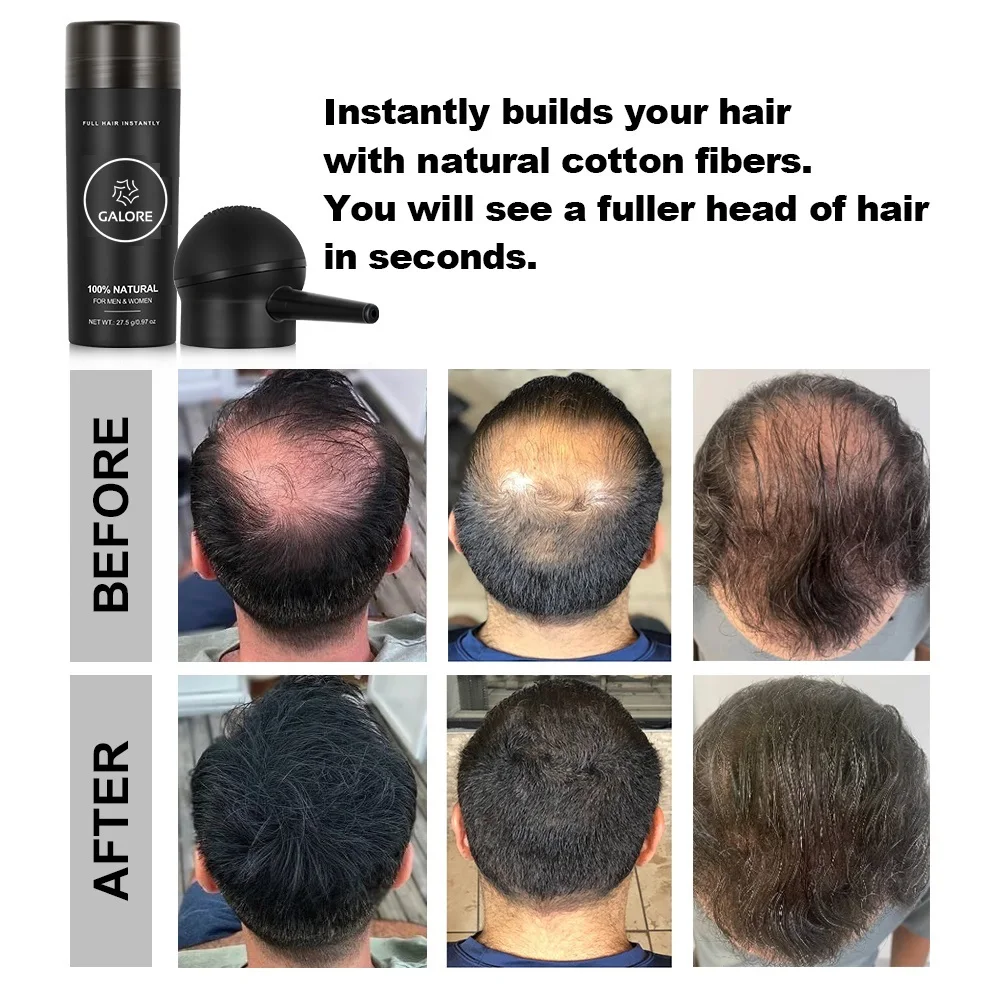 Private Label Hair Fiber Powder thick Hair Fiber Long Lasting Natural Wholesale Fiber Hair Building fibres