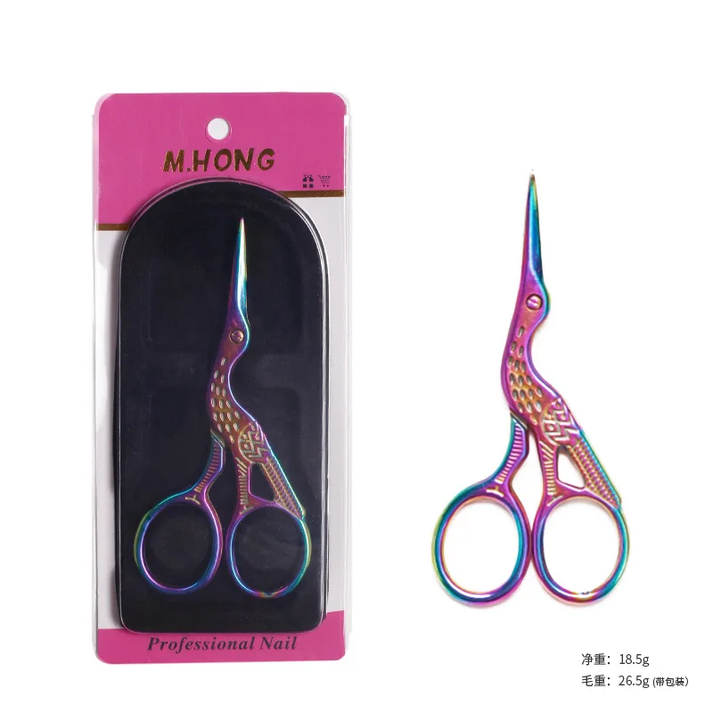 Fashion Bird Stainless Steel Nail Cutting Scissors Tools Manicure Makeup Trimmer Facial Remover Professional