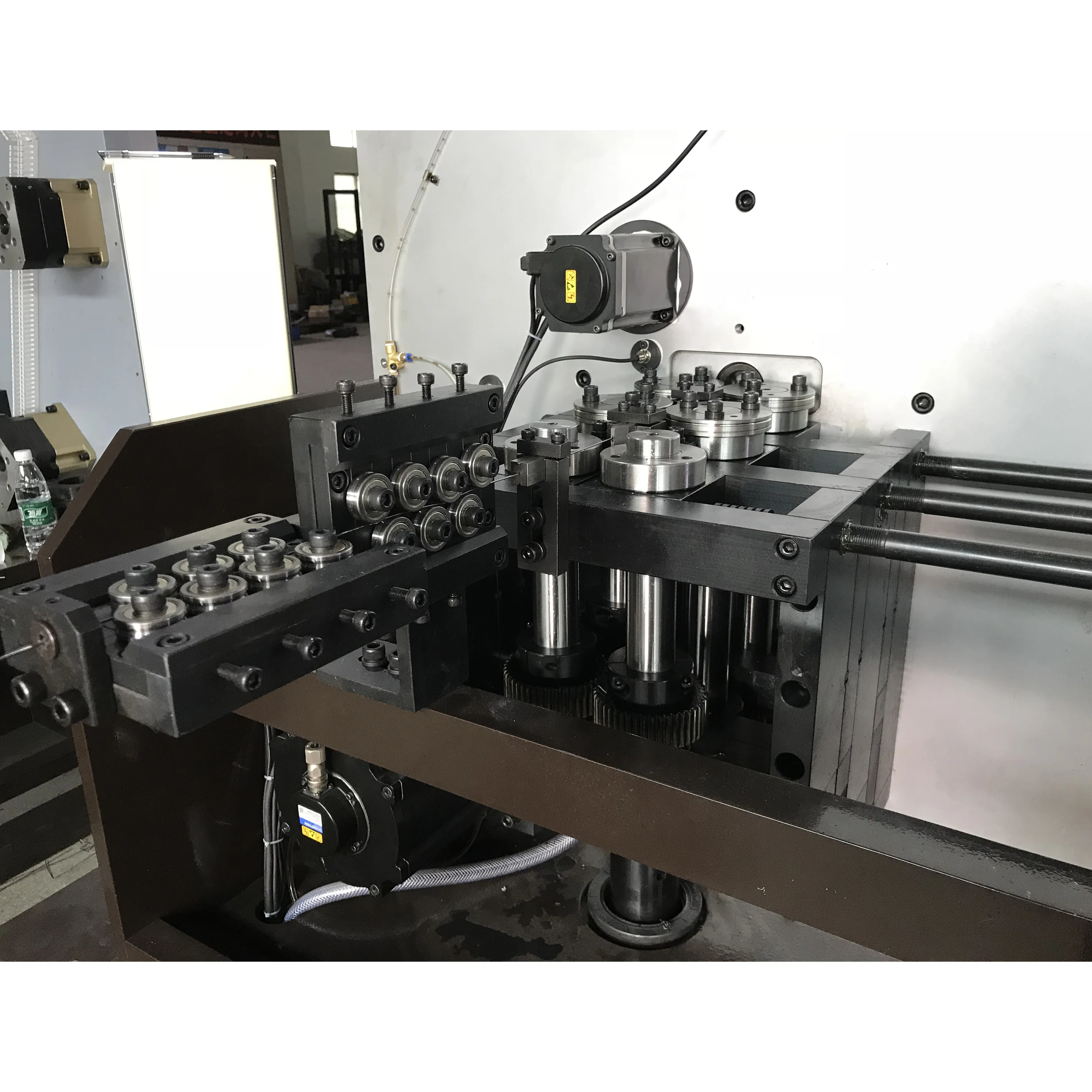 CNC Automatic Wire Forming Machine Helical Enameled Flat Copper Wire Roll Bending Winding Coil For New Energy Vehicles