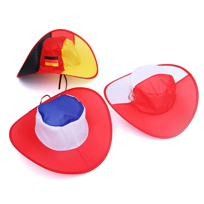 Custom qatar WORLD CUP 2022 hat High Quality Custom Bowler Hat Country Flag Hat Mesh Party for Soccer