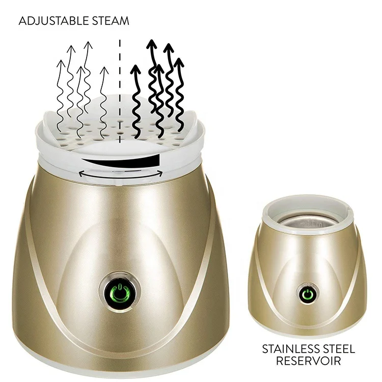 2022 Spa Home Sauna Face Sprayer Electric Facial Steamer Open Pores Extract Blackheads Skin Rejuvenate and Hydrate for Women