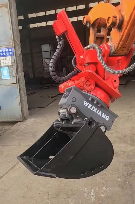 Weixiang Oem Hydraulic Quick Coupler Rotating Powertilt Excavator
