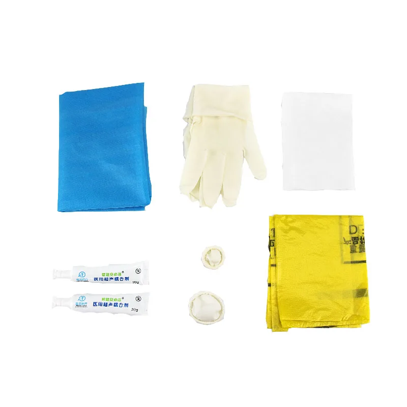 
Medical ultrasound transducer gel ultrasonic couplant kit/Sterile Ultrasound Probe Cover kit 