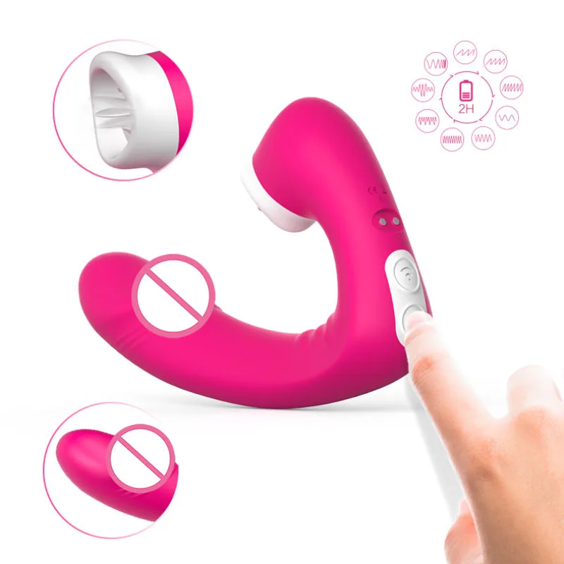 2022 Hot Sale Silicone Women G Spot Vibrator Crazy Sex Toys Clitoris Stimulator Sucking Vibrator